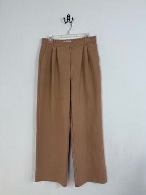 Abercrombie & Fitch Tan High Waist Trouser Pants Sz 31/12 Long
